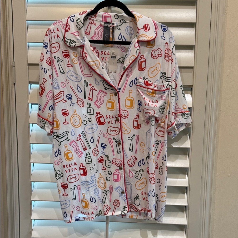 Anthropologie Modal Pajama Top